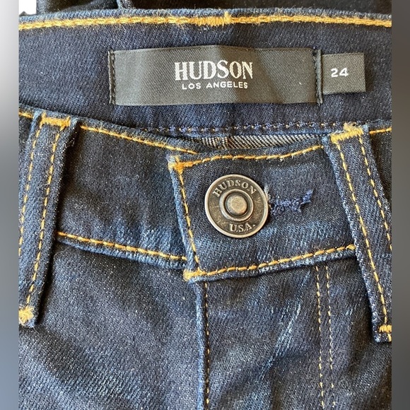 Hudson Los Angeles Holly Skinny High-Rise Jeans, size 24 - Picture 7 of 11